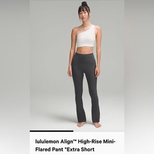 Lululemon Align High Rise Mini Flared Pant Extra Short